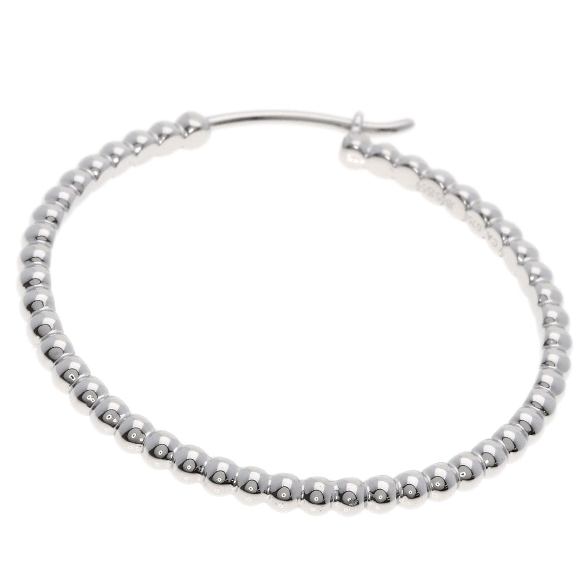 Van Cleef & Arpels Perle one side only earring K18 White Gold Ladies [Used]