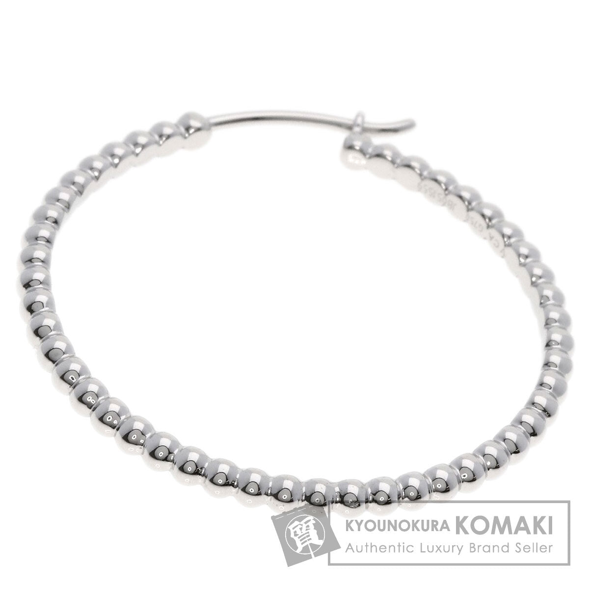 Van Cleef & Arpels Perle one side only earring K18 White Gold Ladies [Used]