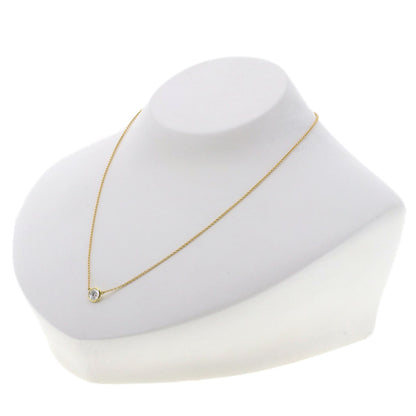 TIFFANY&Co. By The Yard 1P Diamond D0.40ct Necklace K18 Yellow Gold Ladies [Used]