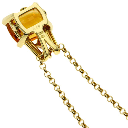 TASAKI   Necklace Citrin Diamond K18 Yellow Gold Ladies