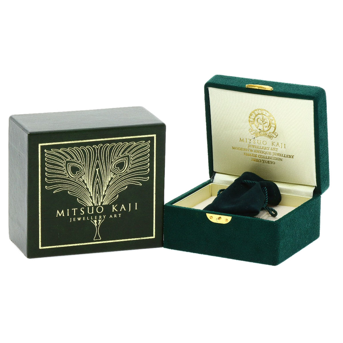 MITSUO KAJI Enamel Cloisonné Diamond Brooch K18 Yellow Gold PT900Ladies [Used]