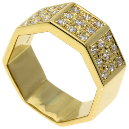 TASAKI   Ring Diamond Octagon K18 Yellow Gold Ladies