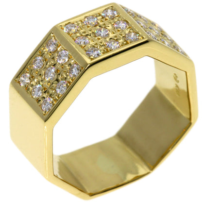 TASAKI   Ring Diamond Octagon K18 Yellow Gold Ladies