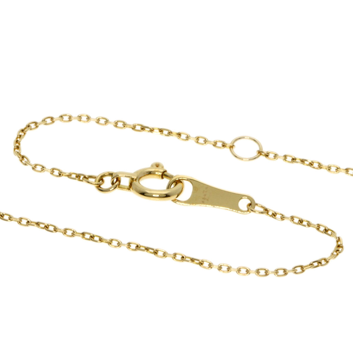 agete   Necklace Diamond K18 Yellow Gold Ladies