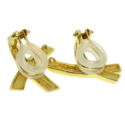 TIFFANY&Co. Paloma Picasso Graffiti X Large Earring K18 Yellow Gold Ladies [Used]