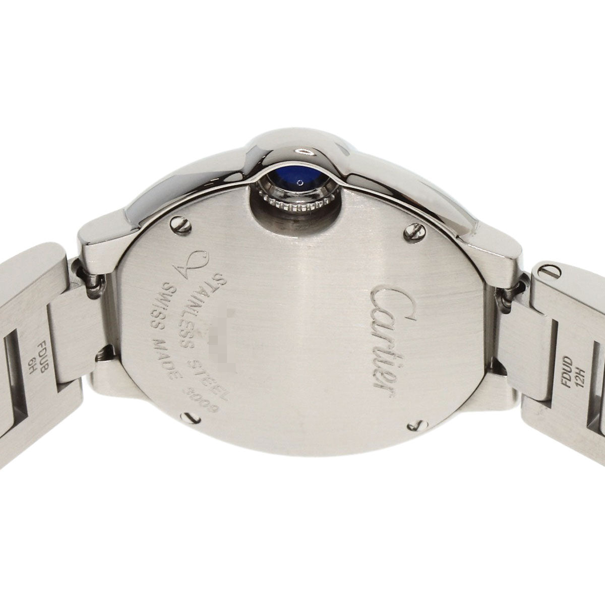 CARTIER Baron Blue 1.1 " Watches W6920038 Stainless Steel/Stainless Steel Ladies