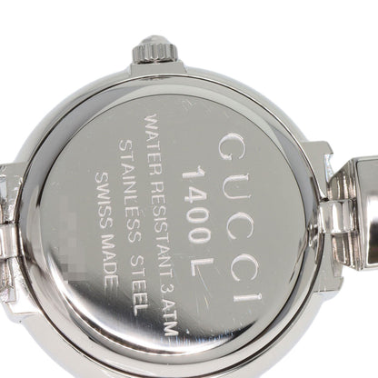 GUCCI round face bangle Watches 1400L Stainless Steel/Stainless Steel Ladies