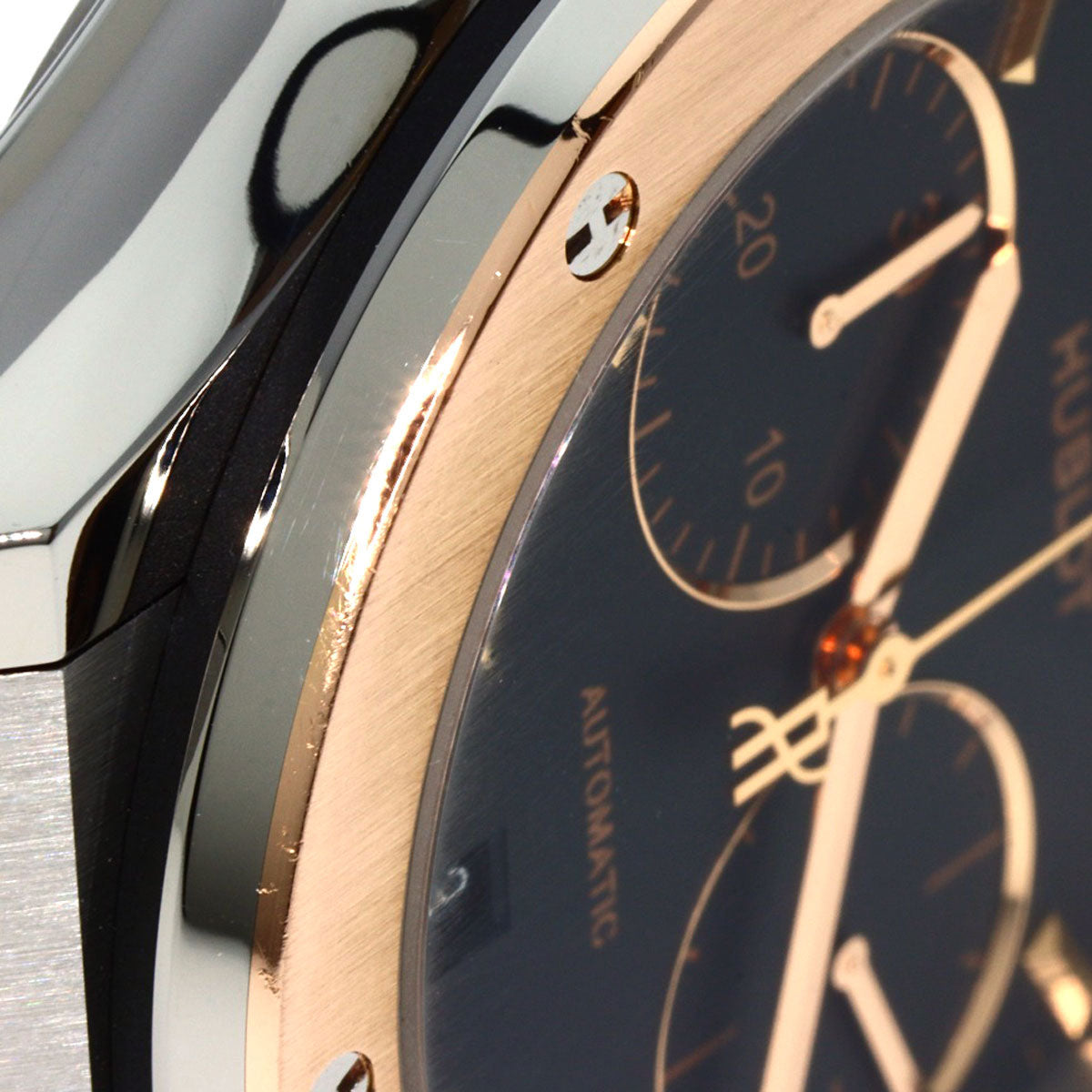 HUBLOT Classic fusion chronograph Watches 521.NO.1181.RX Titanium/Rubber mens