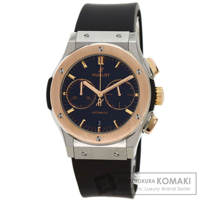HUBLOT Classic fusion chronograph Watches 521.NO.1181.RX Titanium/Rubber mens