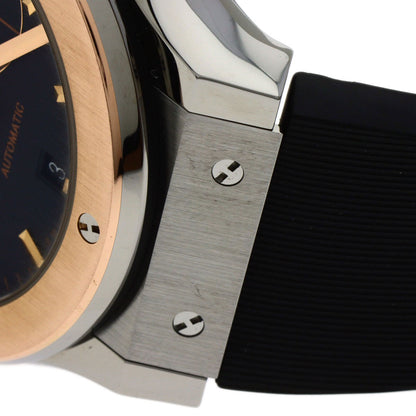 HUBLOT Classic fusion chronograph Watches 521.NO.1181.RX Titanium/Rubber mens