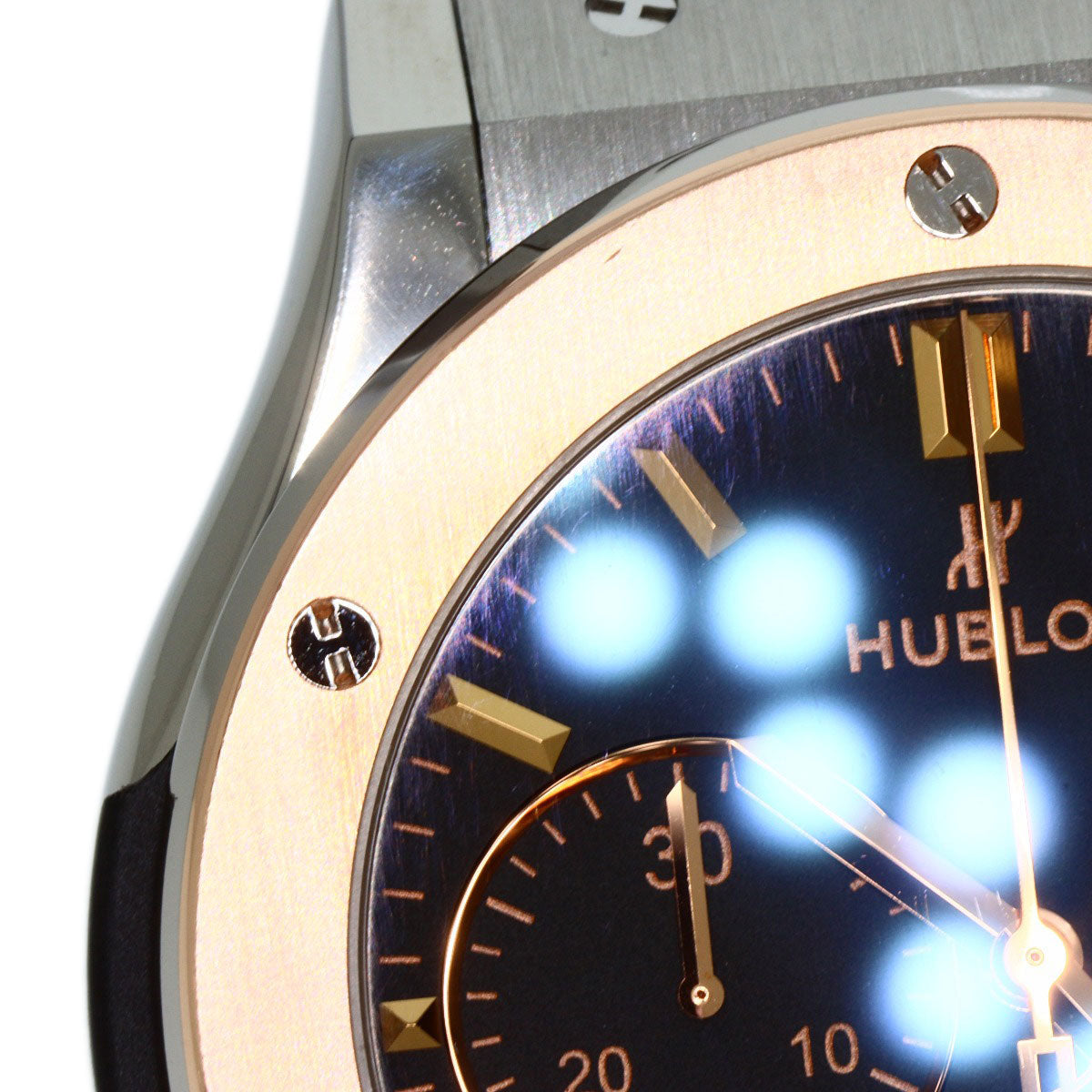 HUBLOT Classic fusion chronograph Watches 521.NO.1181.RX Titanium/Rubber mens