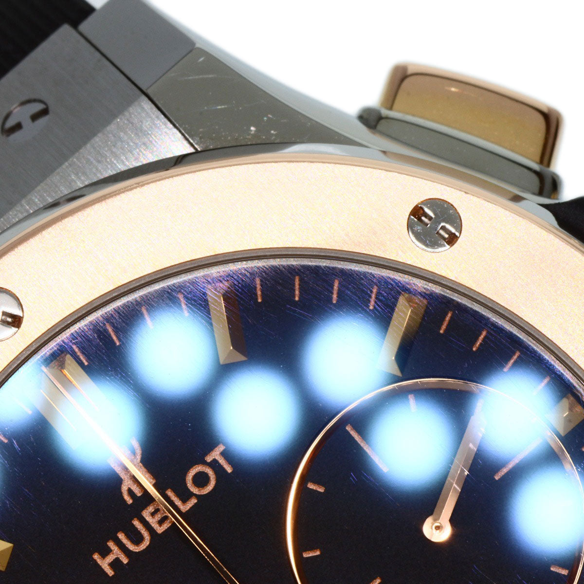 HUBLOT Classic fusion chronograph Watches 521.NO.1181.RX Titanium/Rubber mens