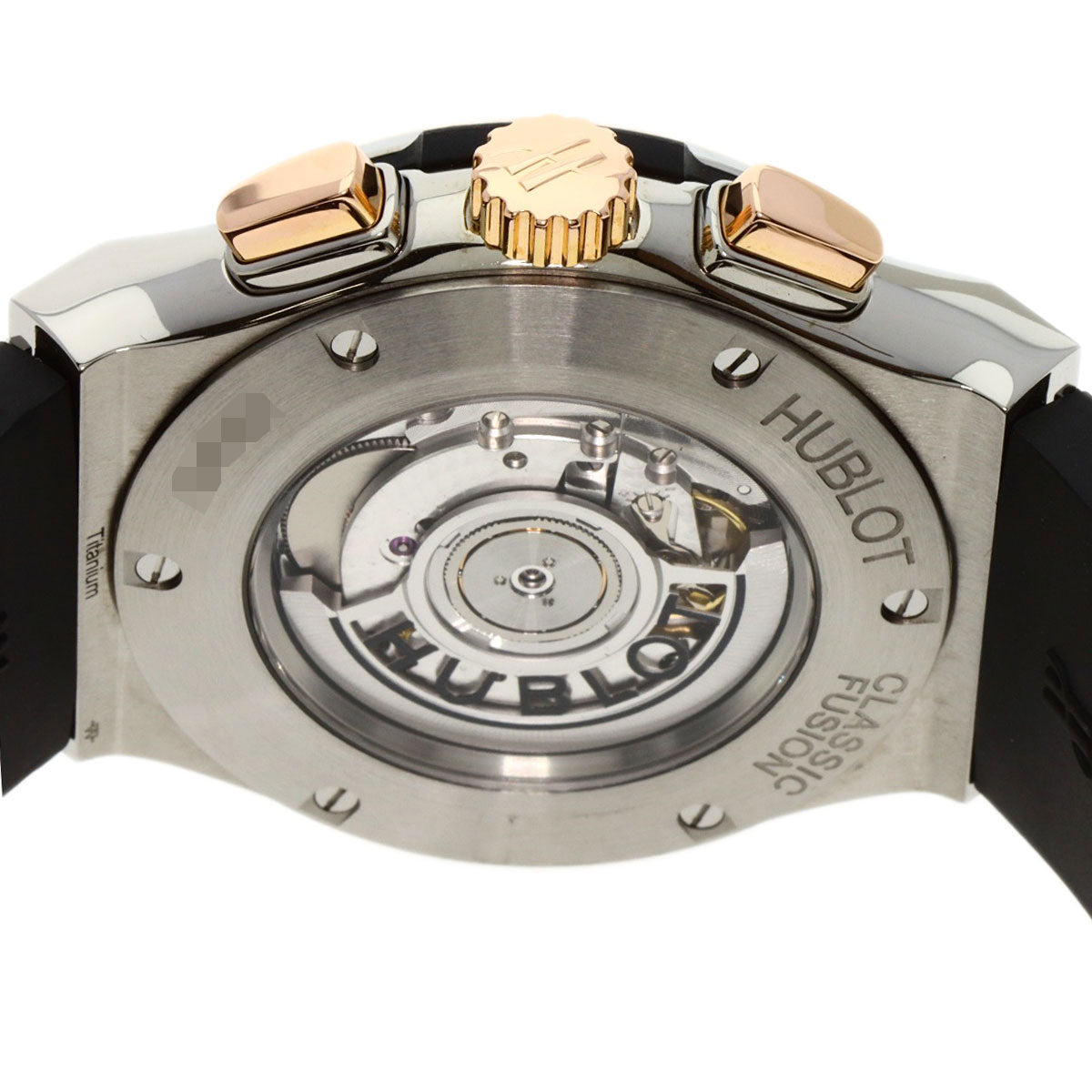 HUBLOT Classic fusion chronograph Watches 521.NO.1181.RX Titanium/Rubber mens