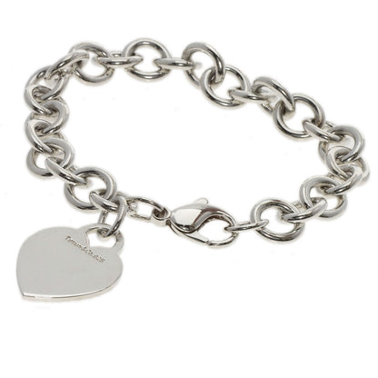 TIFFANY&Co.   Bracelet Heart tag breath Silver Ladies