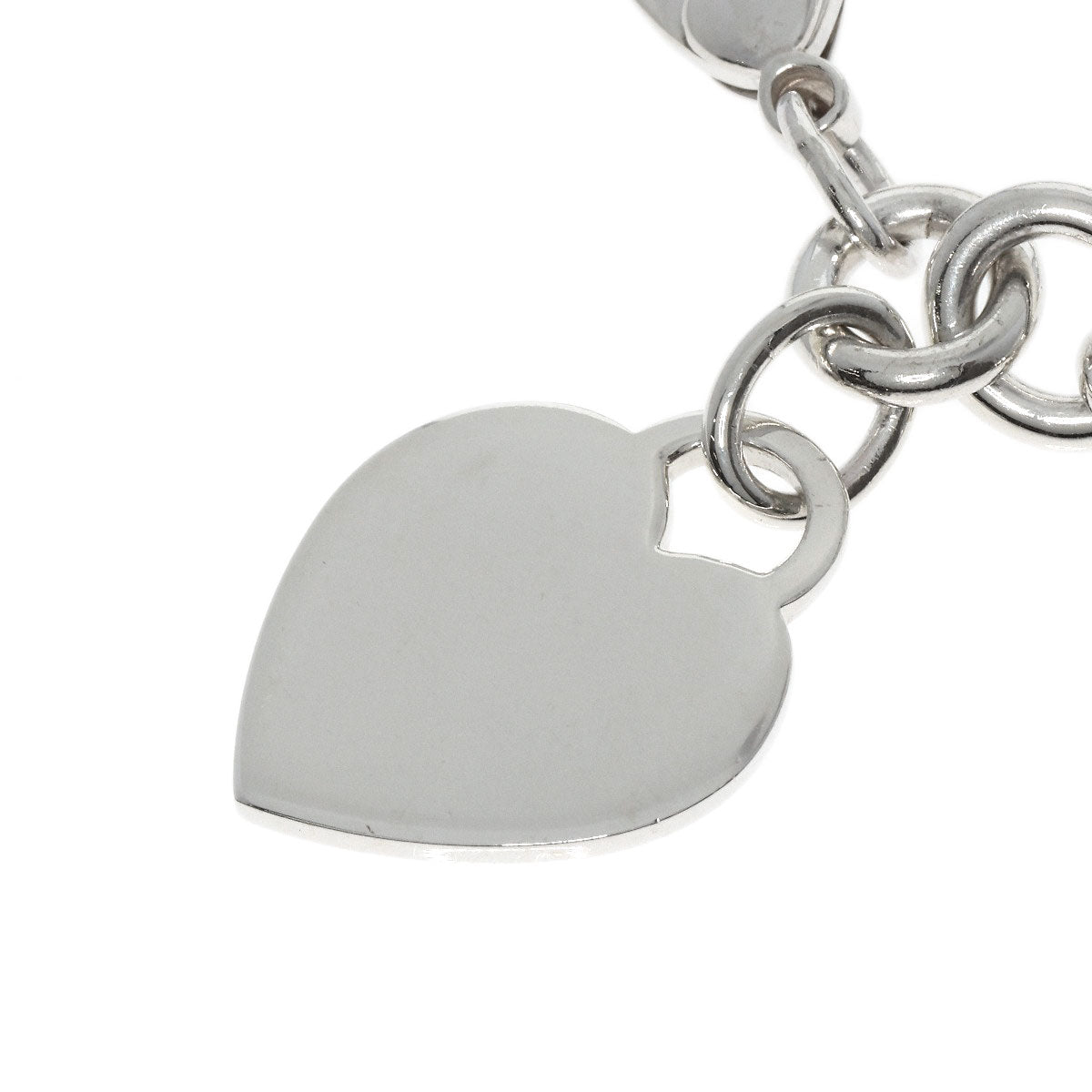 TIFFANY&Co.   Bracelet Heart tag breath Silver Ladies