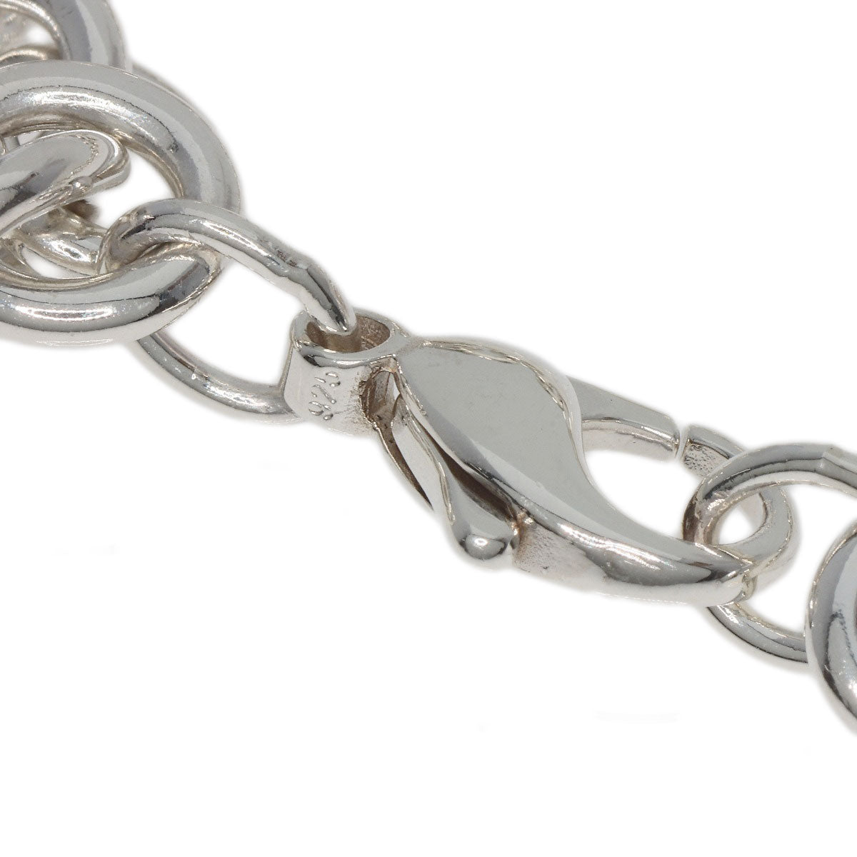 TIFFANY&Co.   Bracelet Heart tag breath Silver Ladies