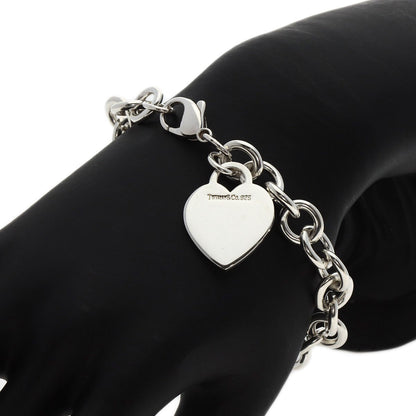 TIFFANY&Co.   Bracelet Heart tag breath Silver Ladies