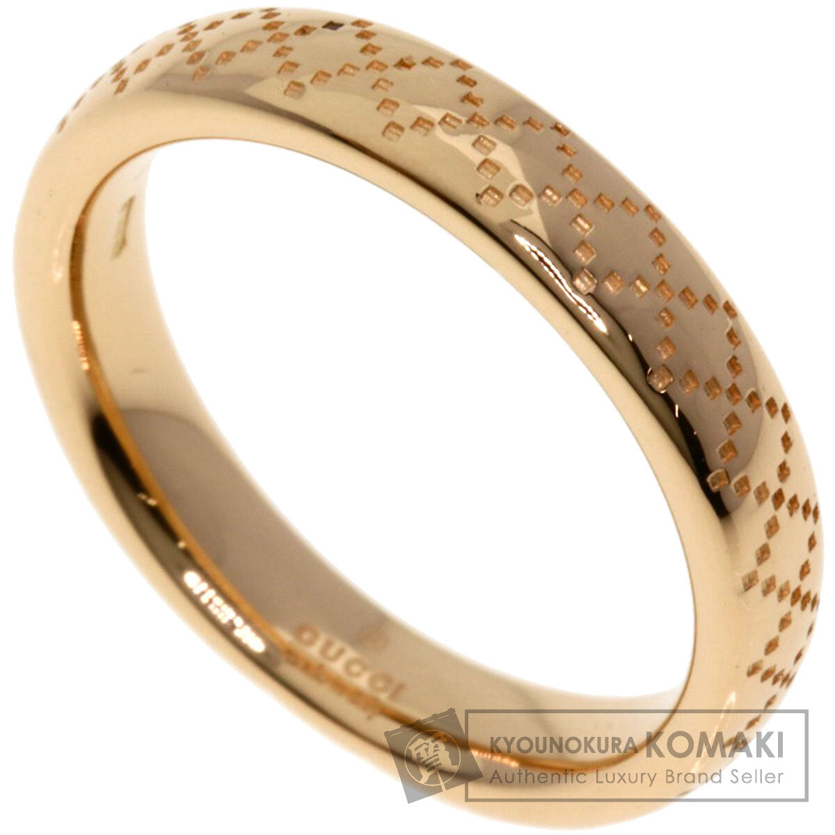 GUCCI   Ring Diamantissima ring #10 K18 Pink Gold Ladies