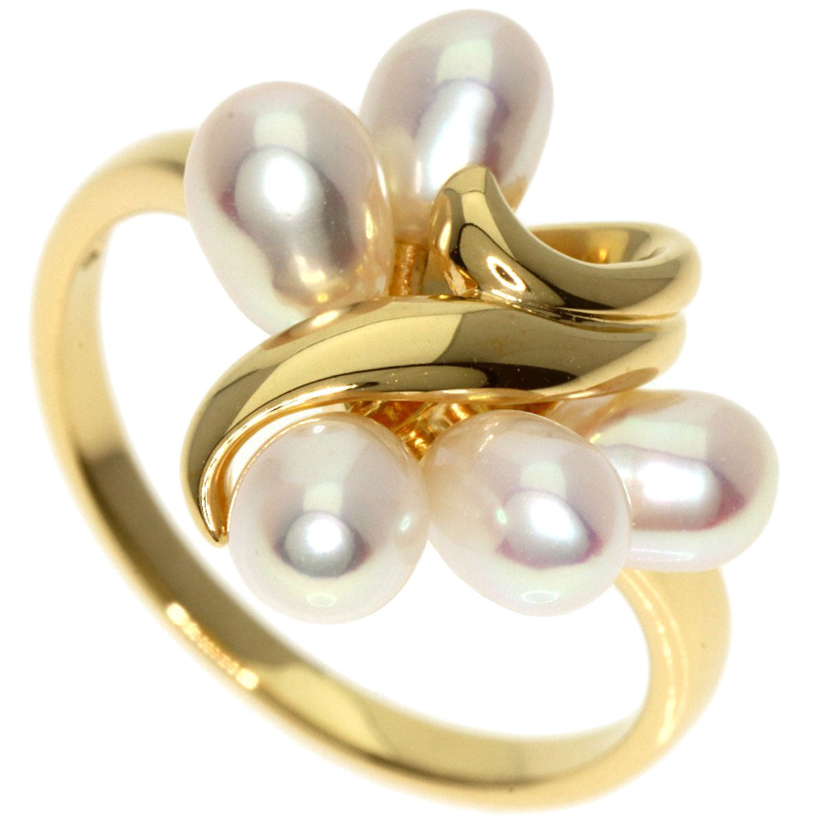 TASAKI Freshwater Pearl Pearl Ring K18 Yellow Gold Ladies [Used]