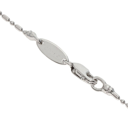 STAR JEWELRY Cross diamond Necklace K18 White Gold Ladies [Used]