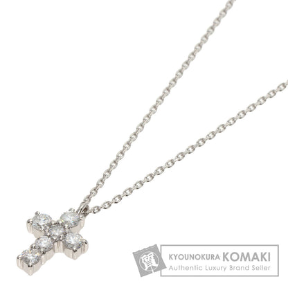 VANDOME   Necklace Cross diamond Platinum PT850 PT900Ladies