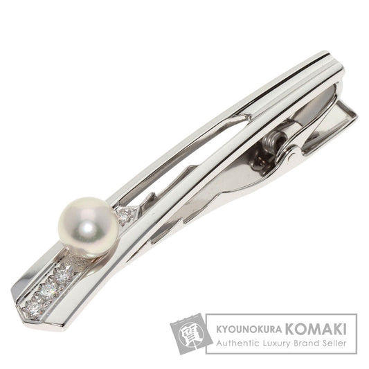 MIKIMOTO   Tie pin Akoya pearl Pearl K18 Yellow Gold mens