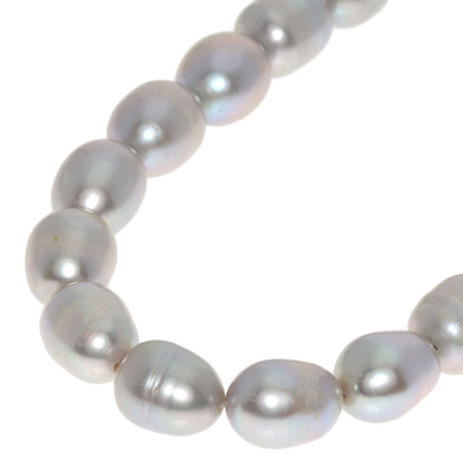 Gray pearl Pearl Necklace Metal 44.2g　Ladies