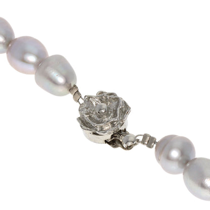 Gray pearl Pearl Necklace Metal 44.2g　Ladies