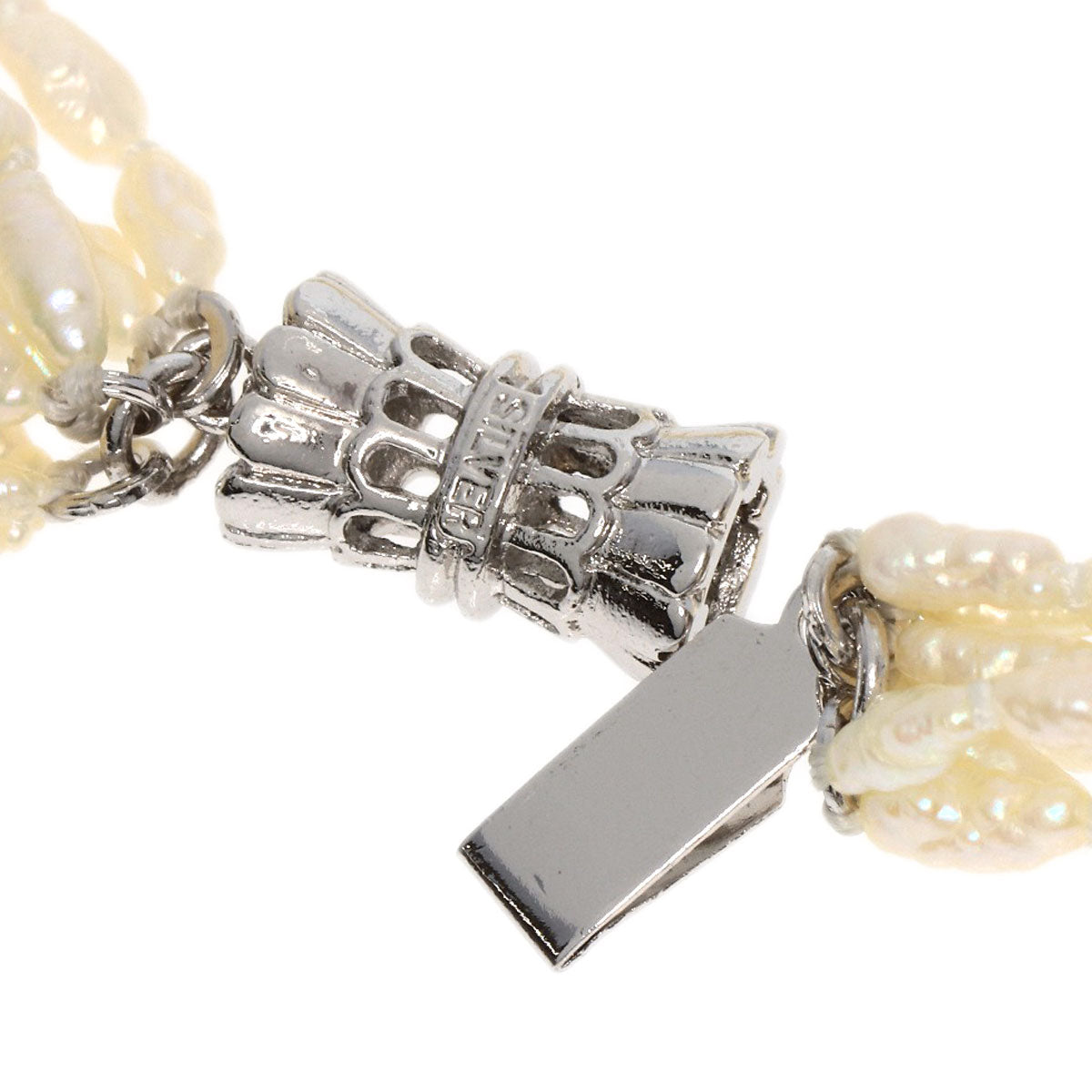 Freshwater Pearl Pearl 7-row bracelet set Necklace Metal g　Ladies