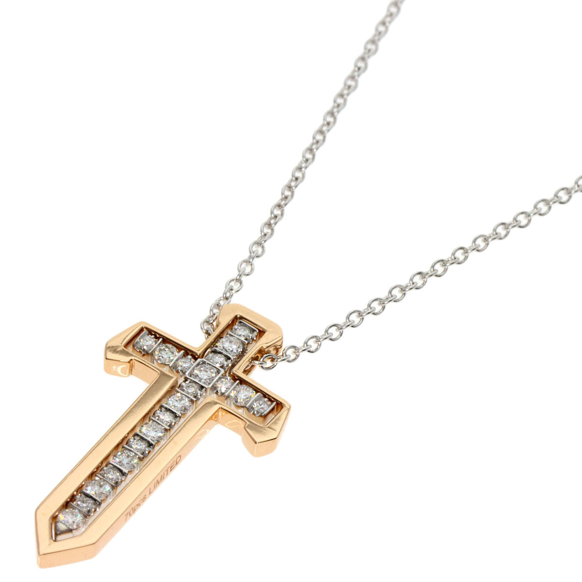 Damiani   Necklace Spada YOSHIDA special model 2023 K18 White Gold Ladies