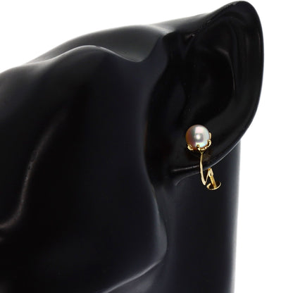 TASAKI   Earring Akoya pearl Pearl K18 Yellow Gold Ladies