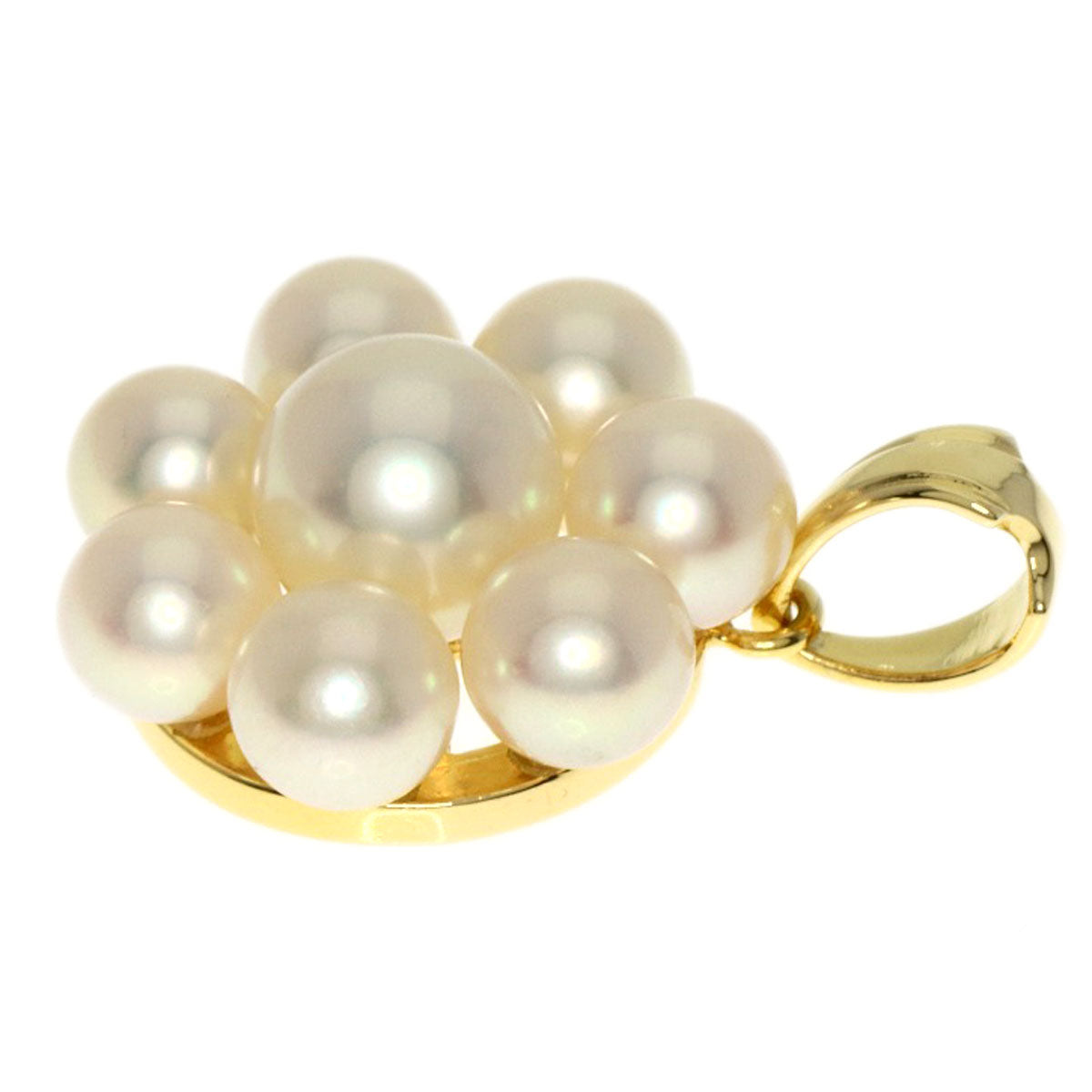 TASAKI   Pendant top Akoya pearl Pearl K18 Yellow Gold Ladies