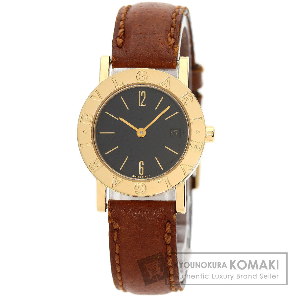 BVLGARI BVLGARI BVLGARI Watches BB26GLD K18 Yellow Gold/Leather Ladies