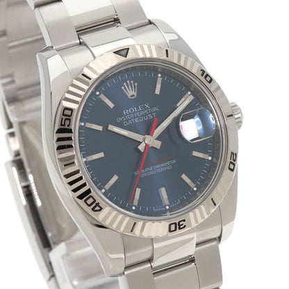 ROLEX Datejust Turn-O-Graph Blue Watches 116264 Stainless Steel/Stainless Steel mens