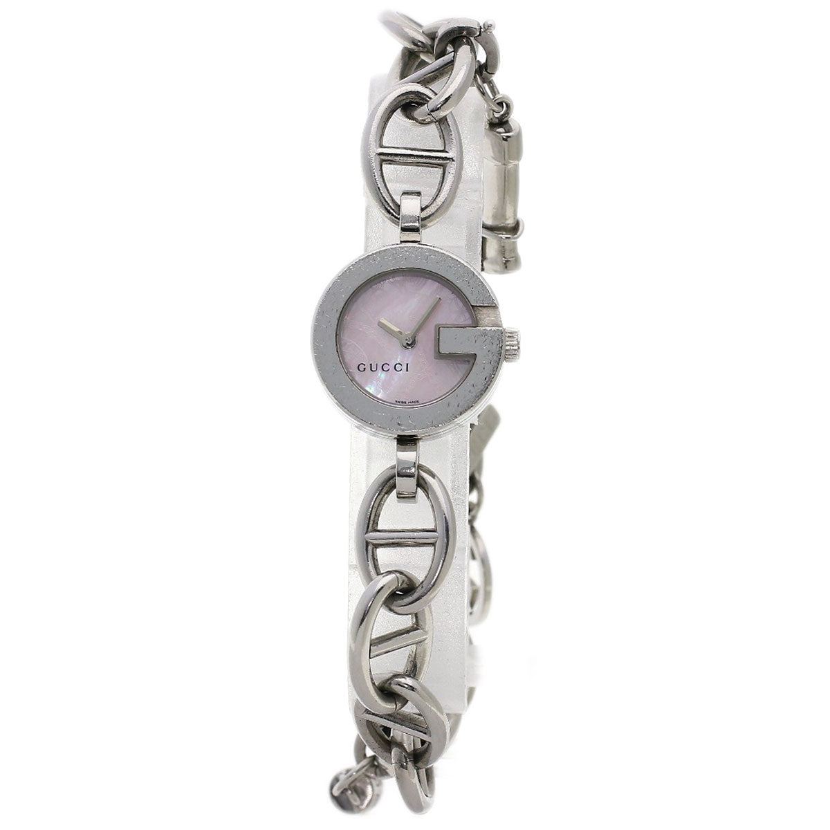GUCCI G Charm Bracelet Watches 107 Stainless Steel/Stainless Steel Ladies