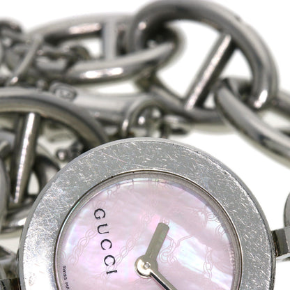 GUCCI G Charm Bracelet Watches 107 Stainless Steel/Stainless Steel Ladies