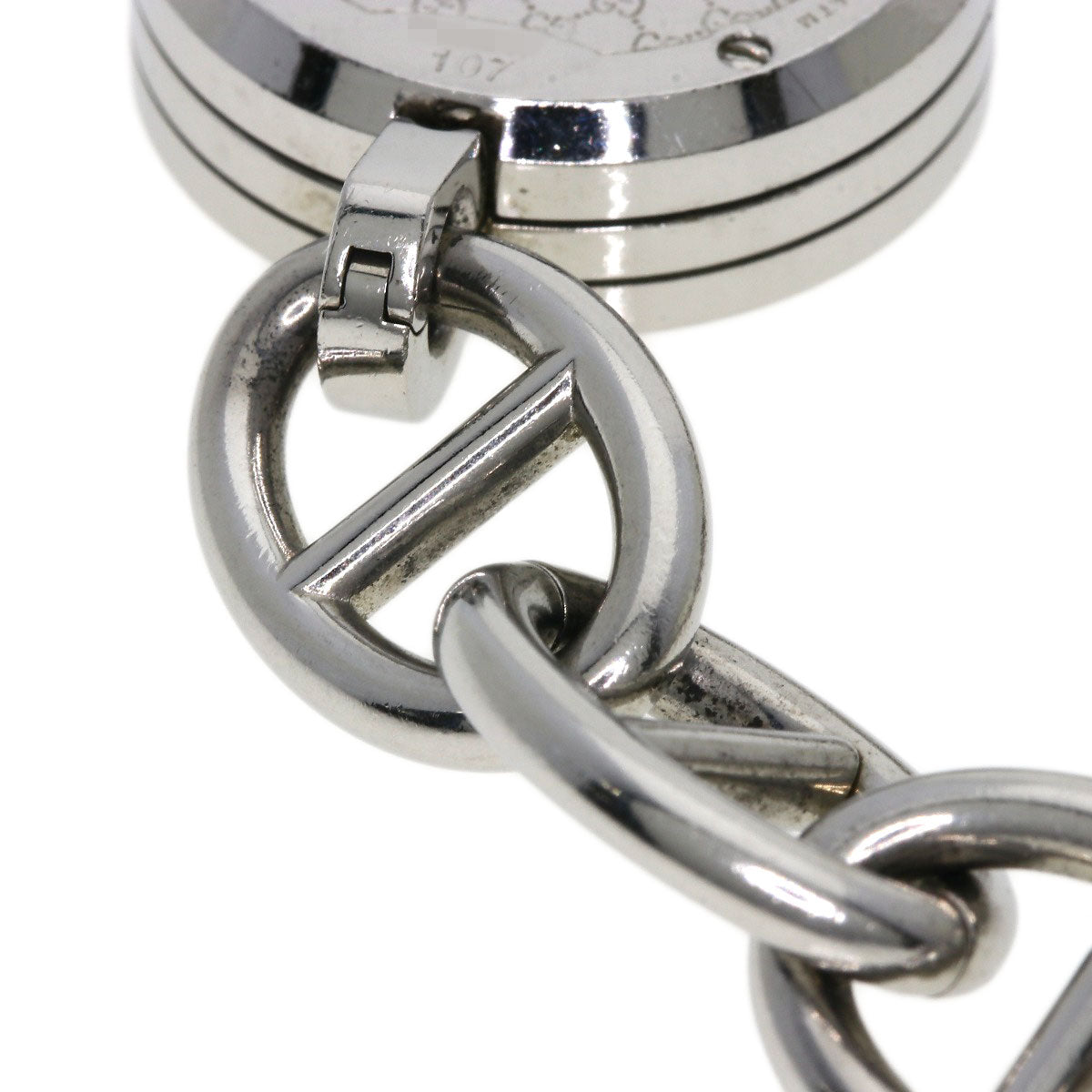 GUCCI G Charm Bracelet Watches 107 Stainless Steel/Stainless Steel Ladies