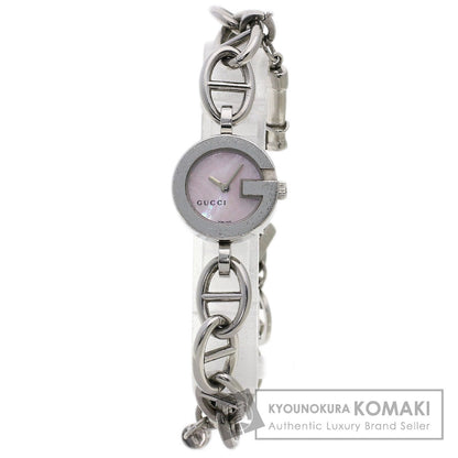 GUCCI G Charm Bracelet Watches 107 Stainless Steel/Stainless Steel Ladies