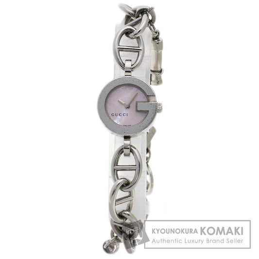 GUCCI G Charm Bracelet Watches 107 Stainless Steel/Stainless Steel Ladies