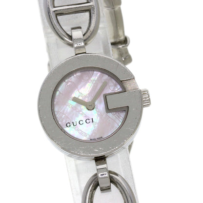 GUCCI G Charm Bracelet Watches 107 Stainless Steel/Stainless Steel Ladies