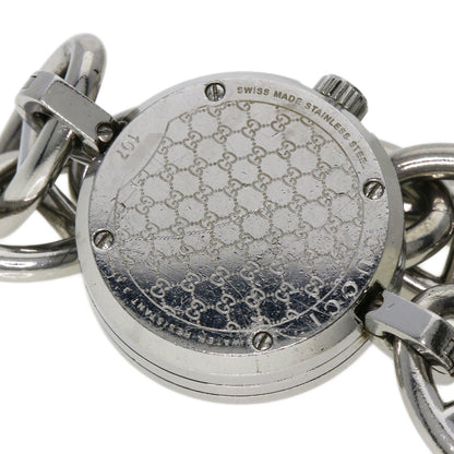 GUCCI G Charm Bracelet Watches 107 Stainless Steel/Stainless Steel Ladies