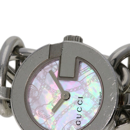 GUCCI G Charm Bracelet Watches 107 Stainless Steel/Stainless Steel Ladies