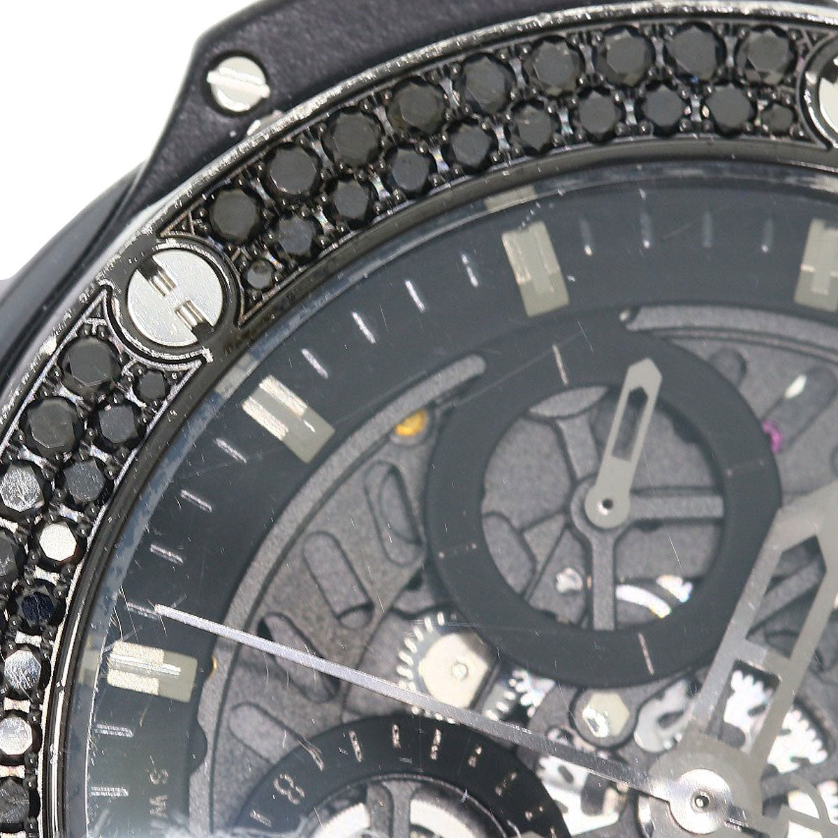 HUBLOT Big Bang Aero Van Black Diamond Watches 310.CV.1110.RX.1110 Ceramic/Rubber mens