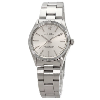 ROLEX Oyster Perpetual 1973 engine turned bezel Watches 1007 Stainless Steel/Stainless Steel mens