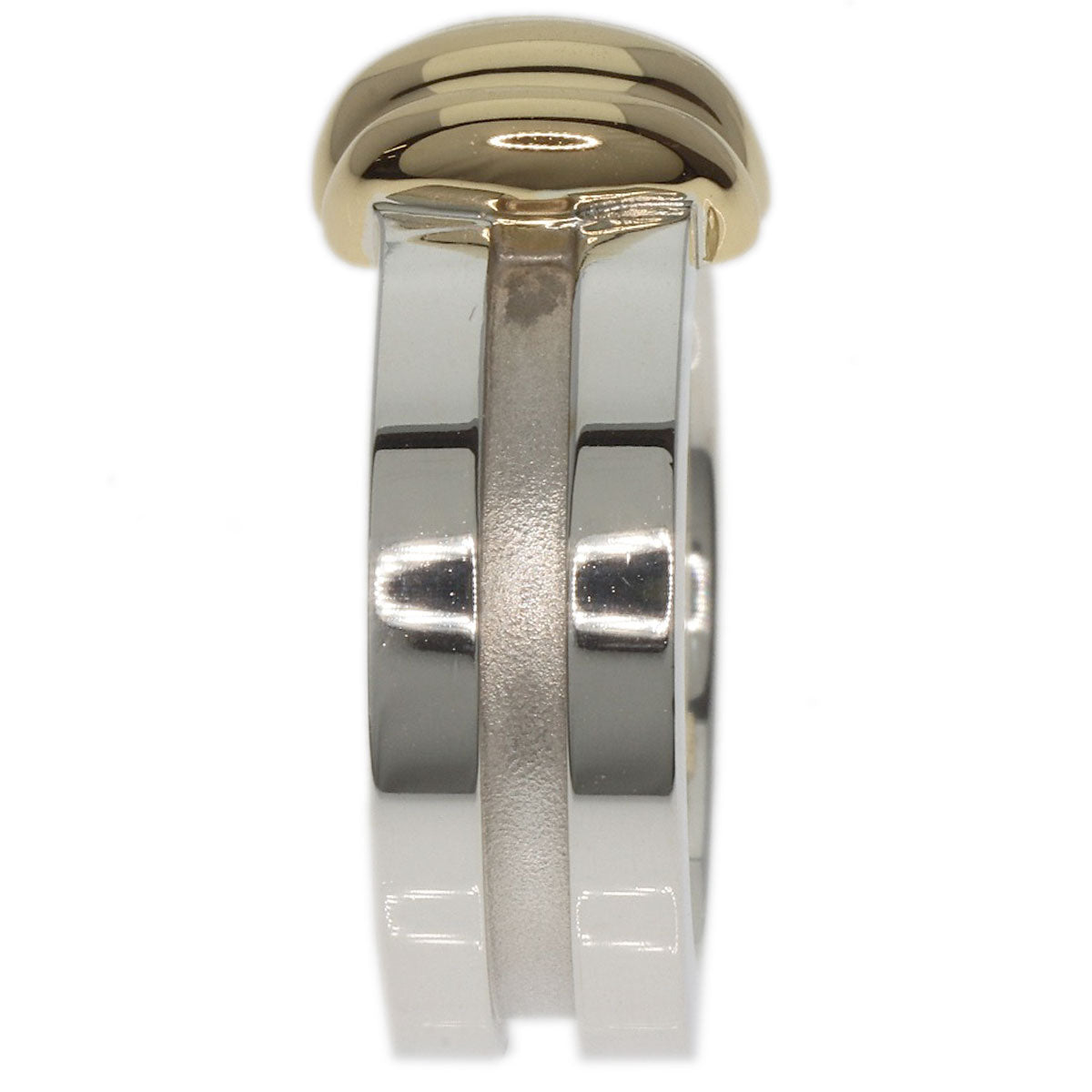 TIFFANY&Co.   Ring Groove Wiz Silver 18K Yellow GoldLadies