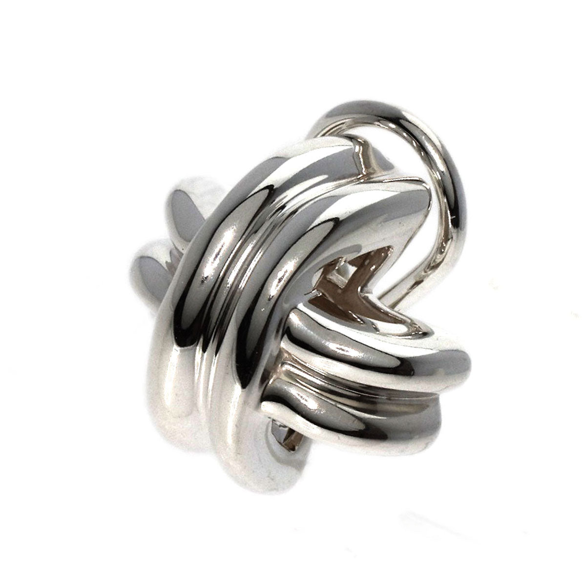 TIFFANY&Co. Signature One side only Earring Silver Ladies [Used]