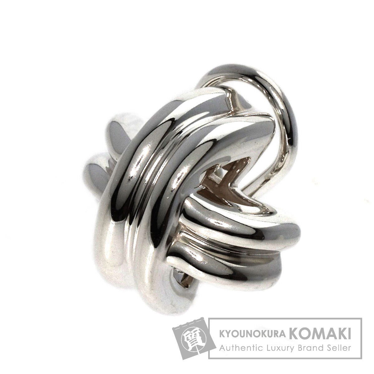 TIFFANY&Co. Signature One side only Earring Silver Ladies [Used]