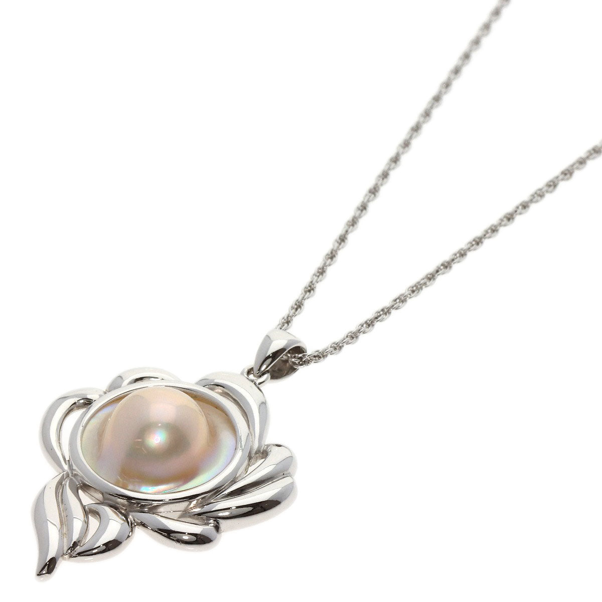 TASAKI   Necklace Mabe Pearl Pearl Silver Ladies