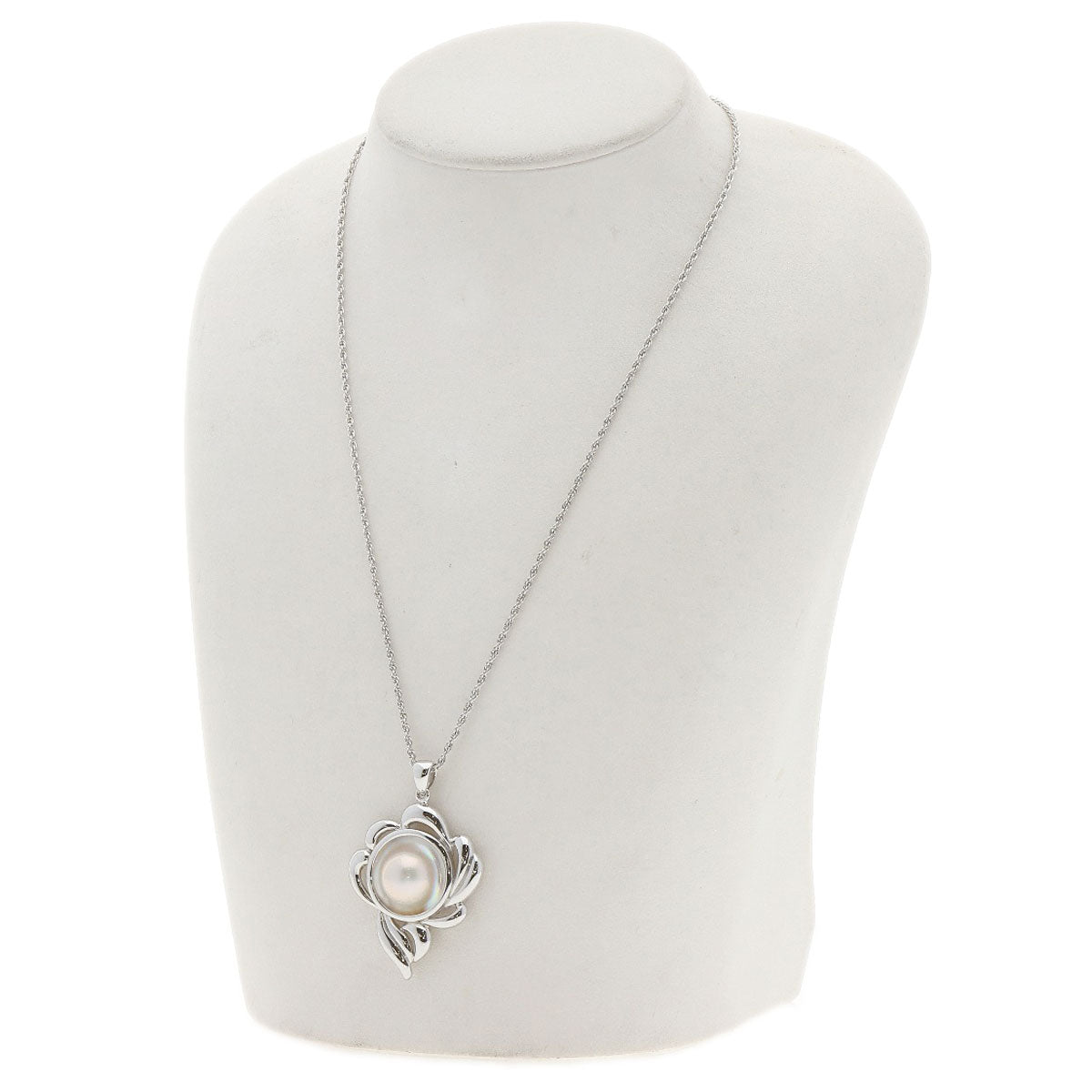 TASAKI   Necklace Mabe Pearl Pearl Silver Ladies