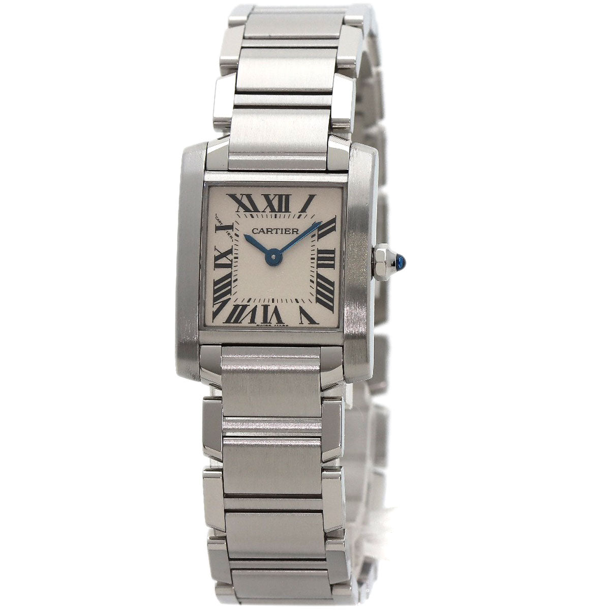 CARTIER Tank francaise SM Watches W51008Q3 Stainless Steel/Stainless Steel Ladies